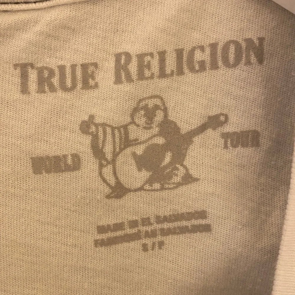 True Religion Sz Small T Shirt, Logo, Joshua Tree Graphic, Buddha, Desert Color
